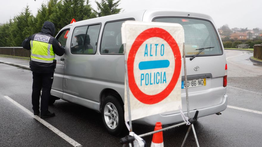 Controles en la frontera con Portugal