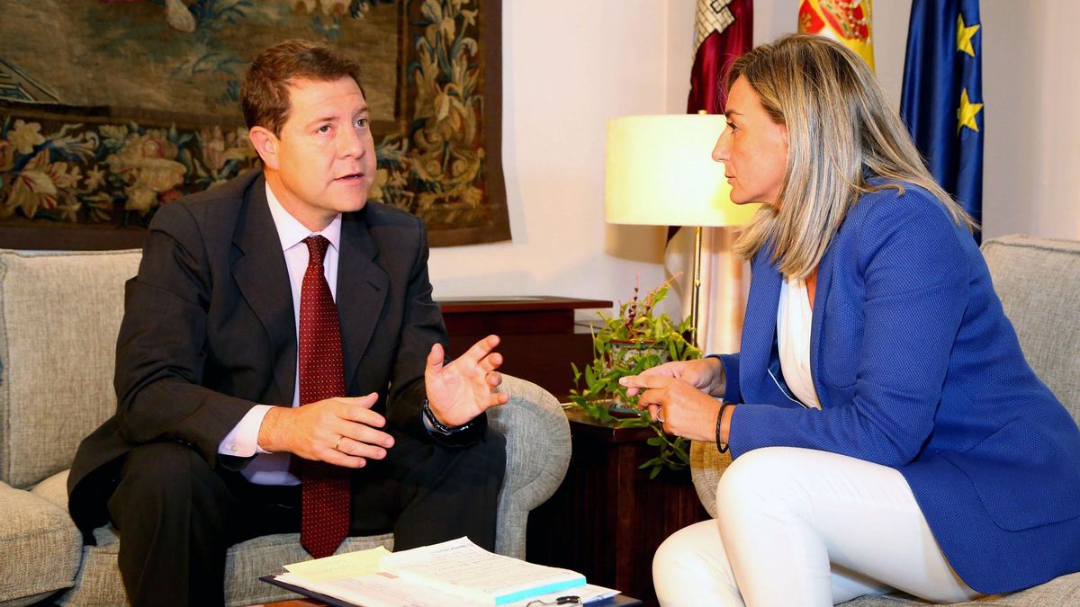 Los socialistas Emiliano García-Page y Milagros Tolón
