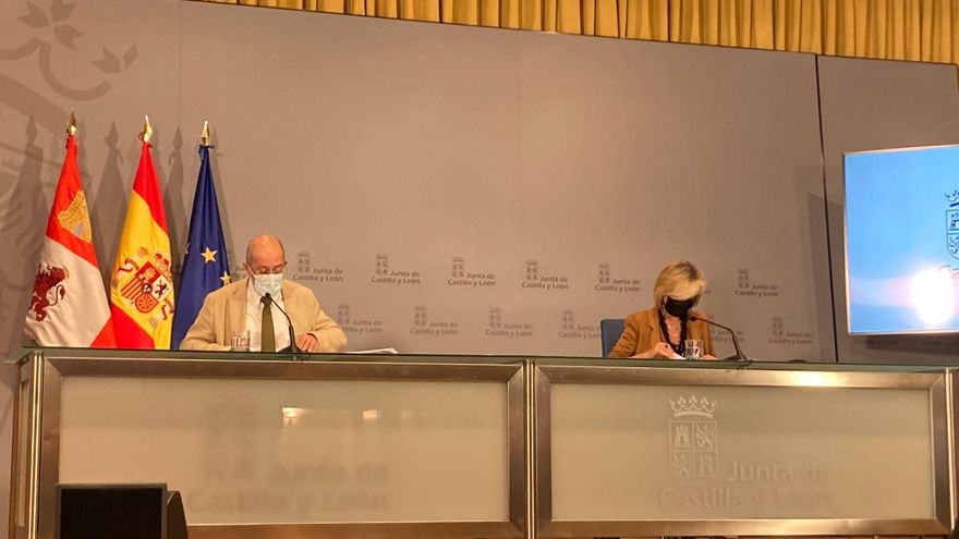 Igea y Casado en la rueda de prensa de este jueves.