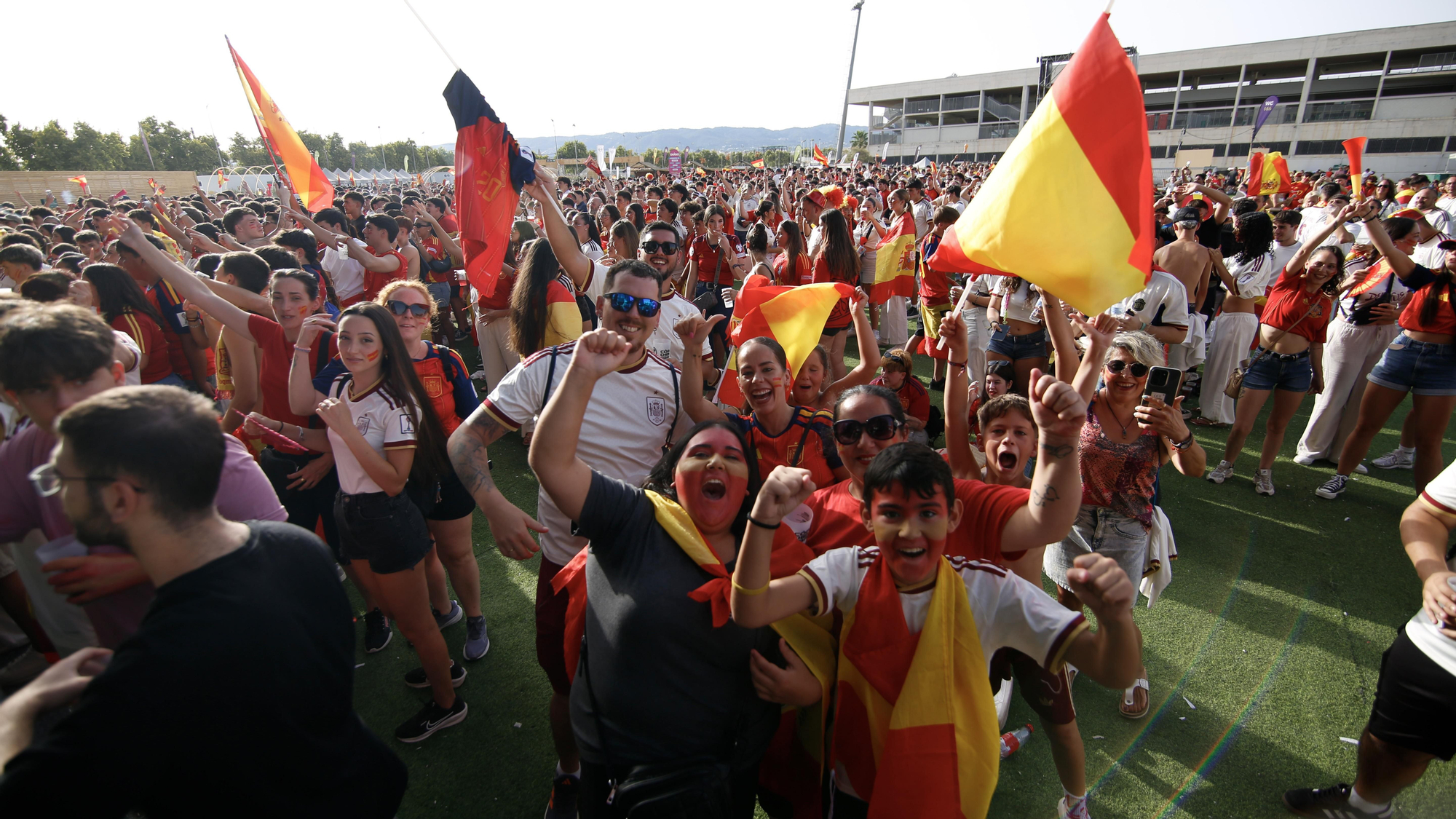 Afición de la selección española en el Córdoba Live