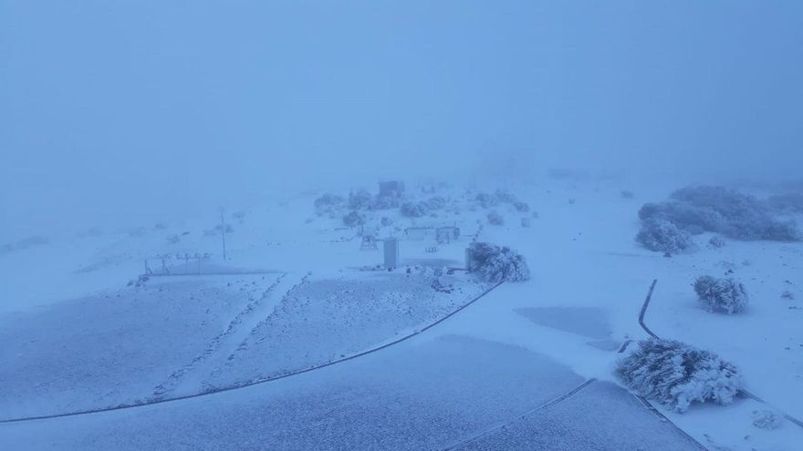 Centro de Investigación Atmosférica de Izaña a primera hora de este viernes