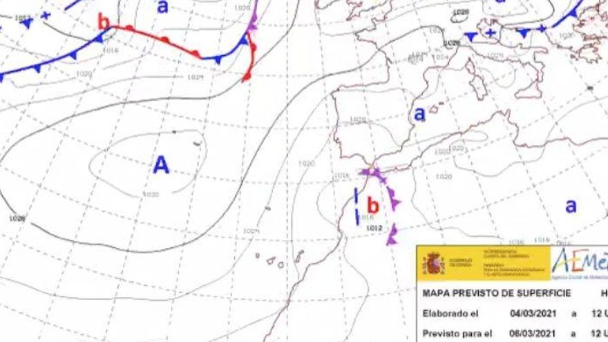 La Aemet activa un aviso máximo amarillo por fuertes vientos en Canarias
