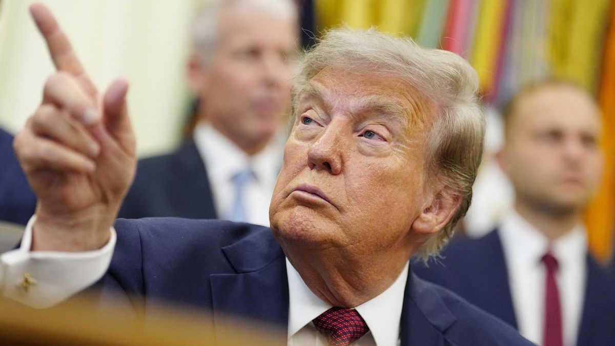 Donald Trump en el Despacho Oval de la Casa Blanca, en Washington, el 24 de julio de 2026.