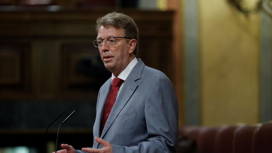 El portavoz del PDeCAT en el Congreso, Ferrán Bel. EFE/ Emilio Naranjo/Archivo