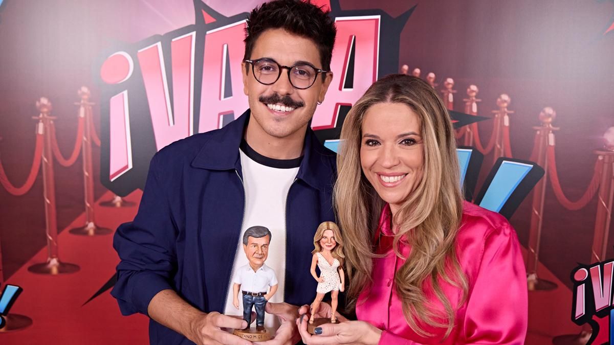 Fran Ramírez y Cristina Lasvignes con 'Los Famosetes' de '¡Vaya fama!'