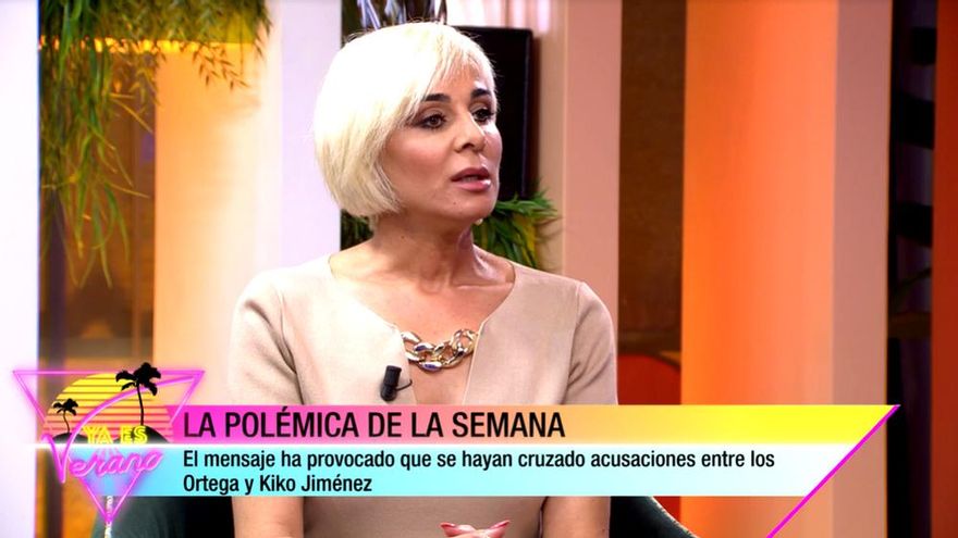 Ana María Aldón, tras la llamada de Ortega Cano a 'Ya es verano': "Corto cabezas"
