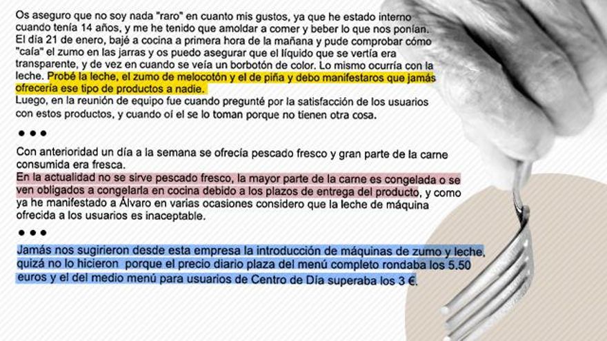 Testigo directo de la asistencia 'low cost' a los mayores: "Probé la leche y el zumo, jamás ofrecería a nadie esos productos"