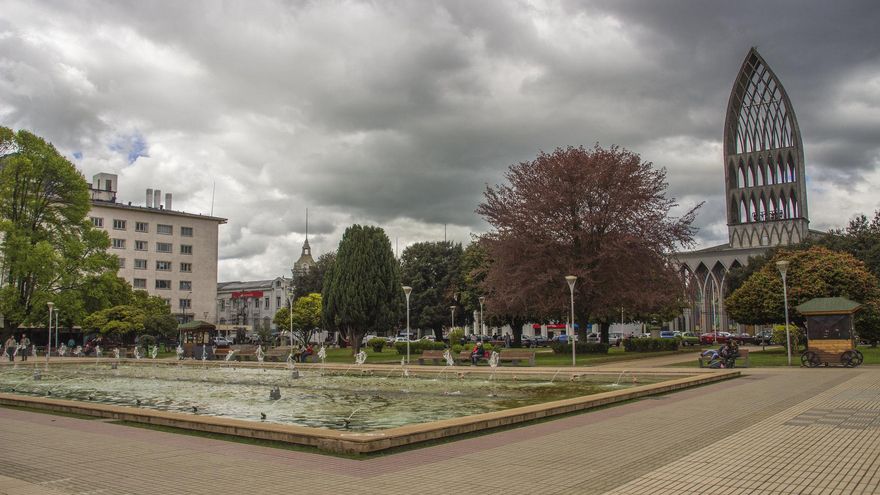 Plaza de Armas de la ciudad de Osorno.