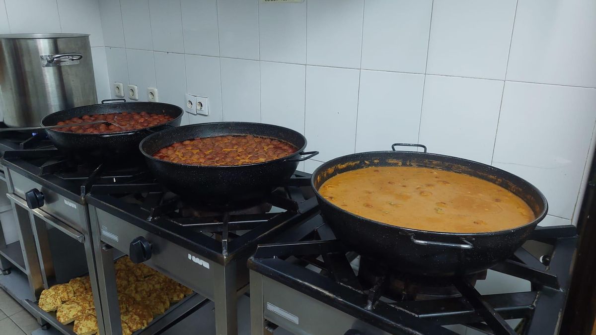 Comidas preparadas para el reparto
