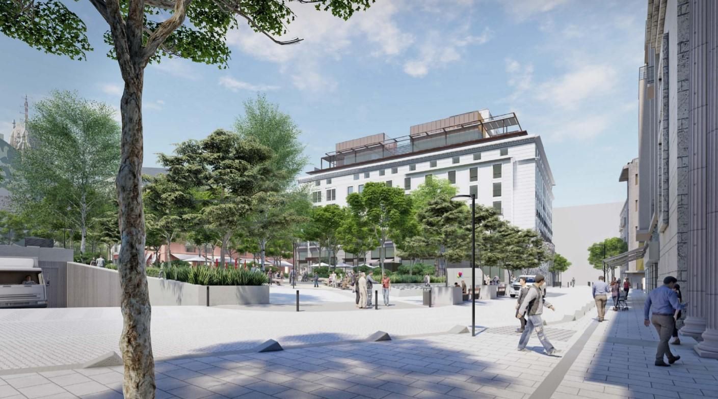 El proyecto de reforma de la Plaza del Carmen de Madrid y su aparcamiento, en imágenes