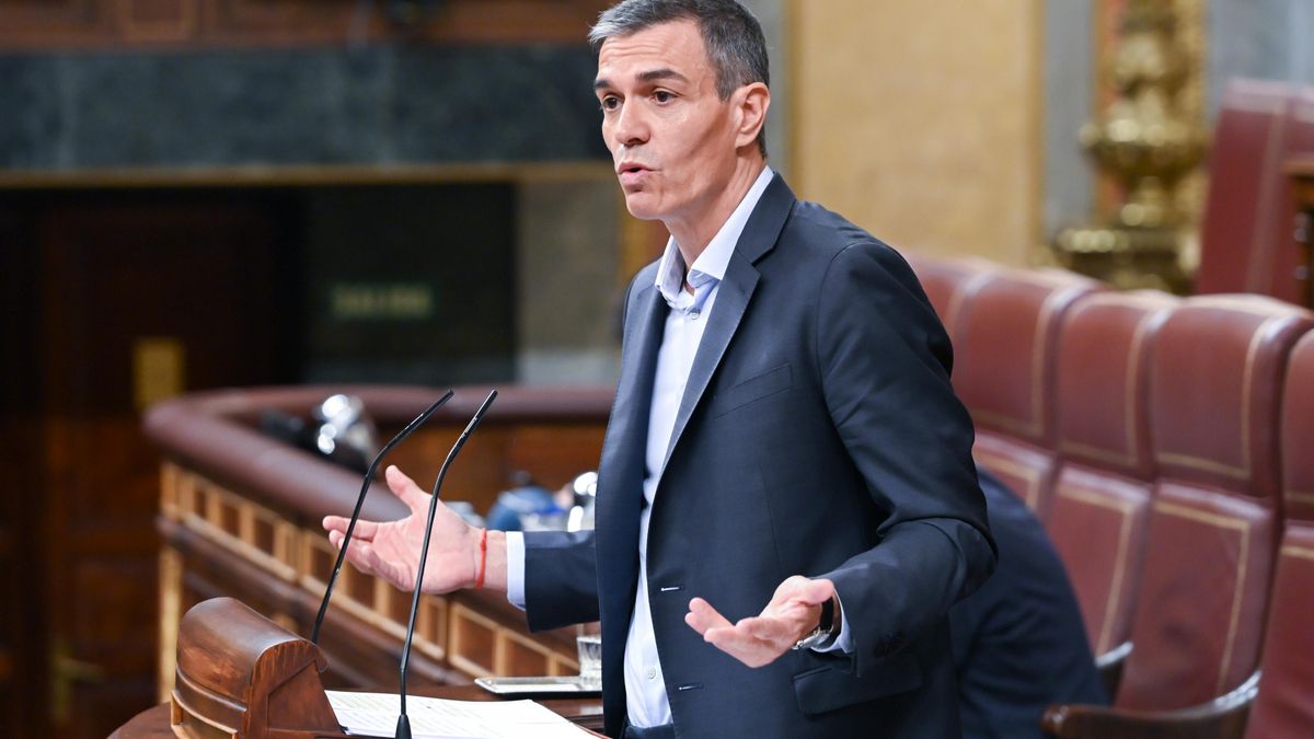 Pedro Sánchez, este miércoles en el Congreso