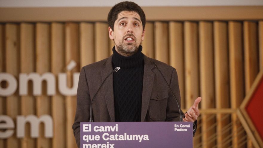 El director de campaña de los comuns, David Cid.