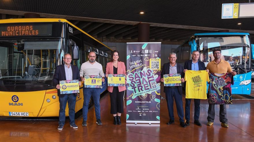 Guaguas Municipales facilitará transporte gratuito para los participantes de la carrera solidaria San Silvestre 2023