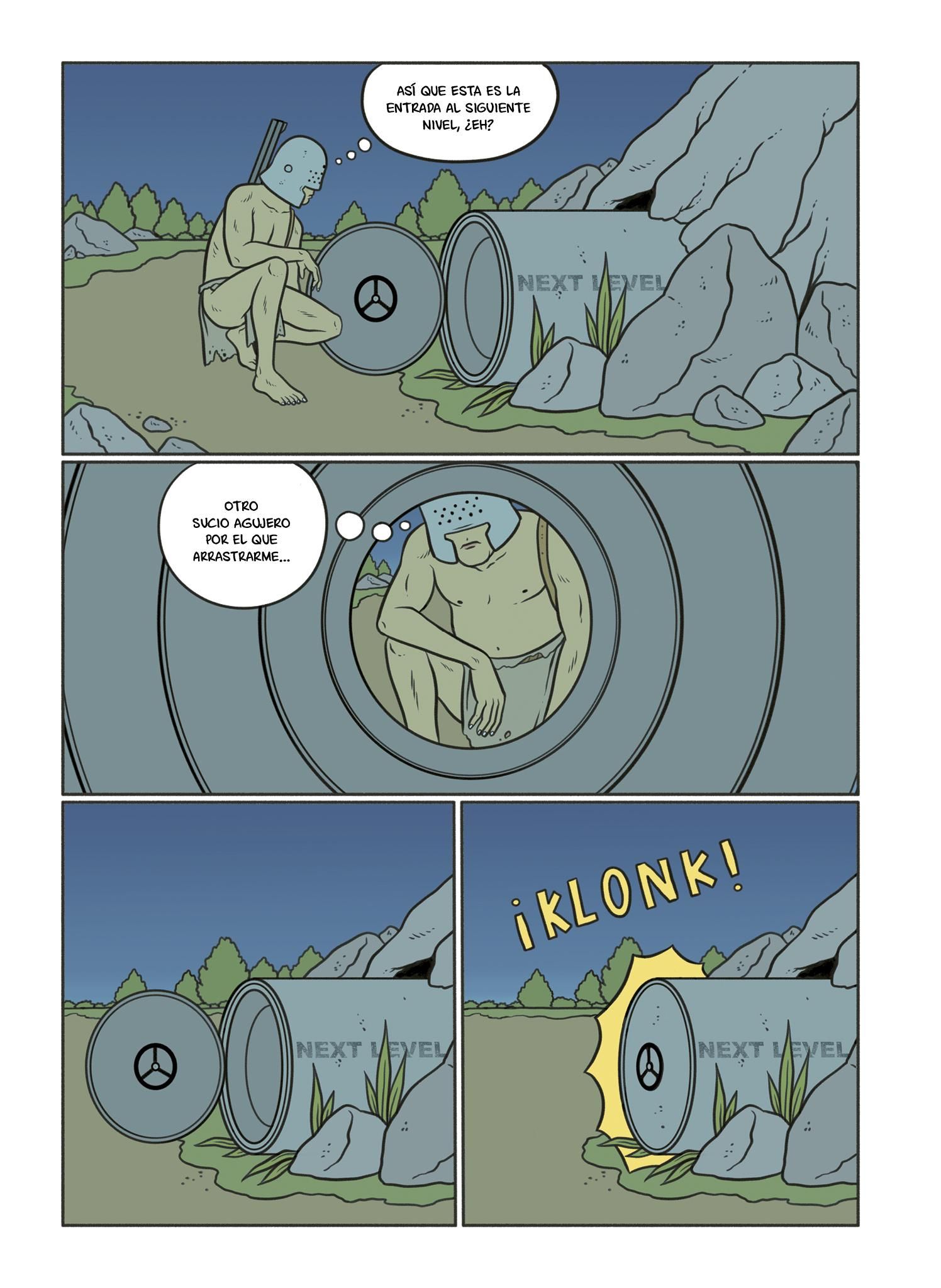 Una página de 'Fuego de bengala'