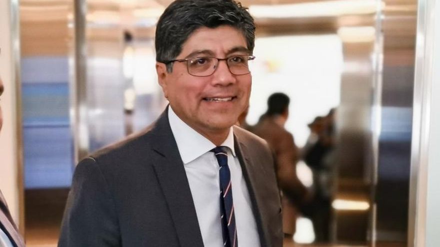 En la imagen el canciller ecuatoriano, José Valencia.