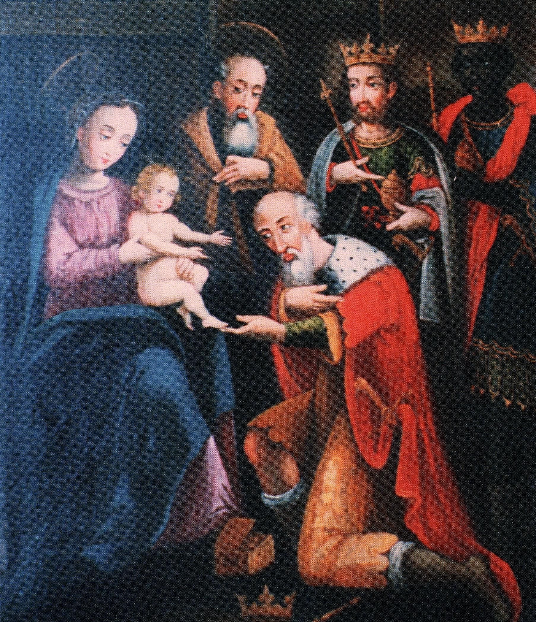 Lienzo de la Epifanía. Retablo de la Candelaria. Tijarafe
