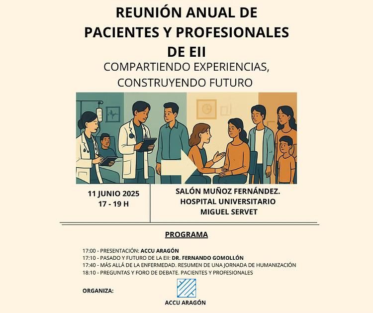 Cartel jornadas EII Hospital Miguel Servet