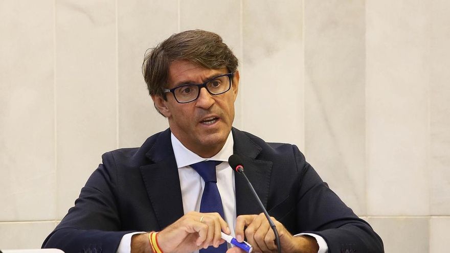 El diputado de Cultura y responsable de contratación de la Diputación de Alicante, Juan de Dios Navarro.