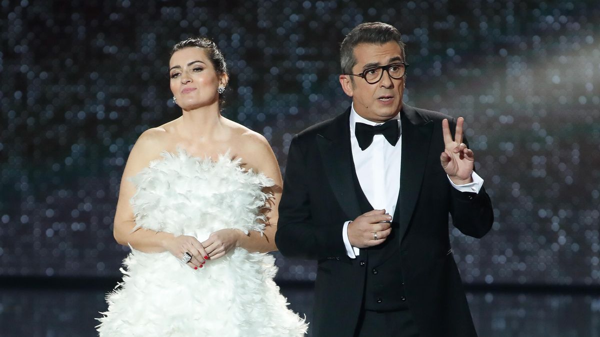 Silvia Abril y Andreu Buenafuente en los Premios Goya 2020