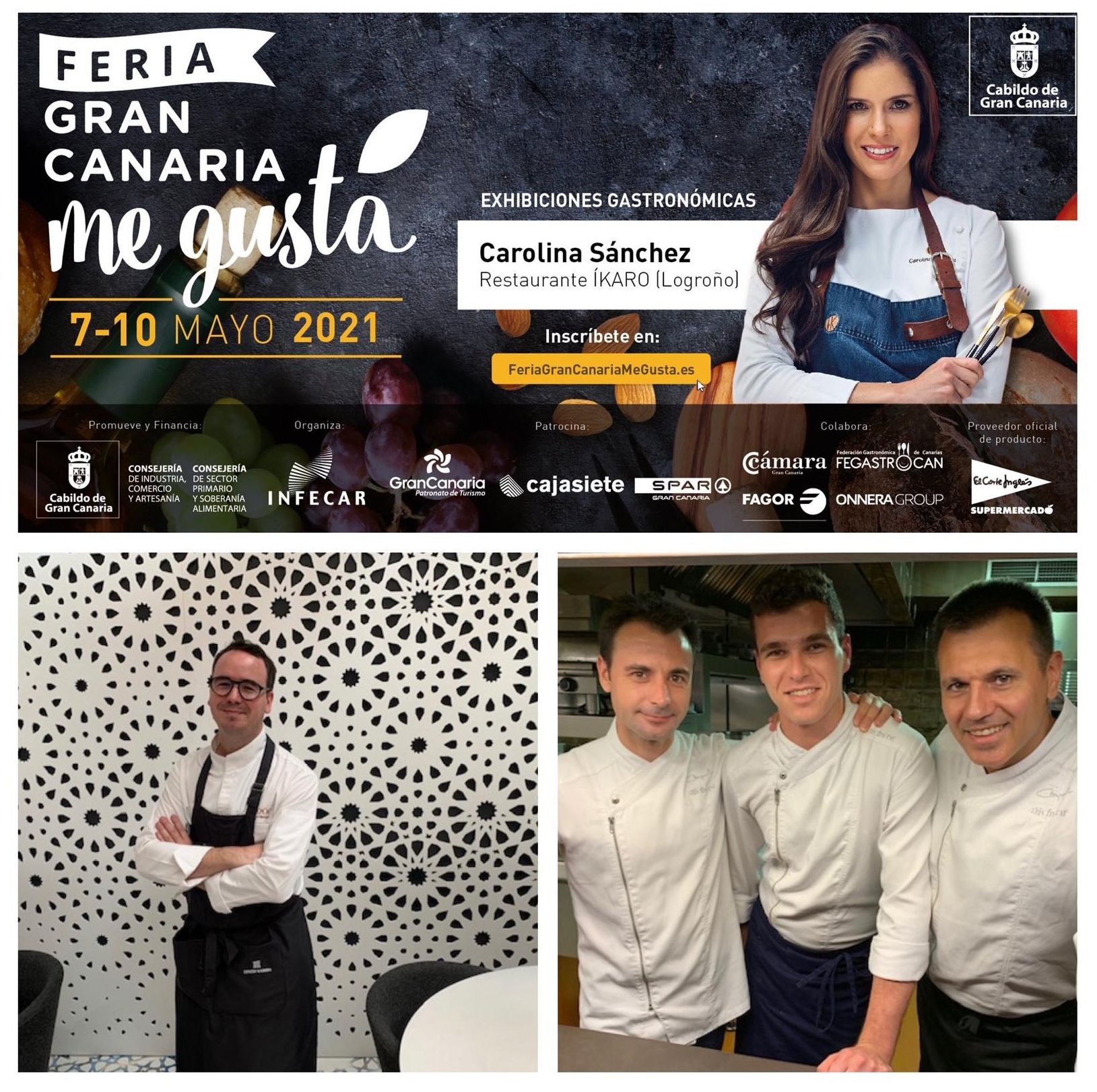 Chefs participantes Feria GC Me Gusta 2021