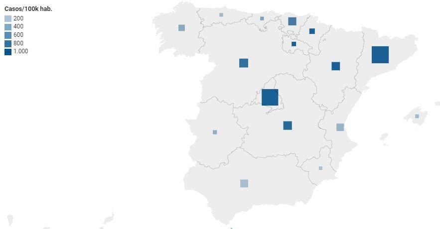 Mapa rebrotes