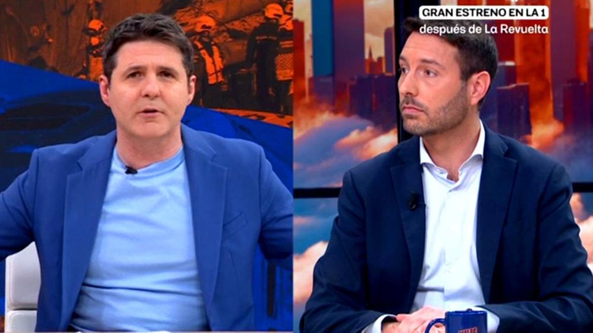 Jesús Cintora corrige a un colaborador de 'Malas lenguas'