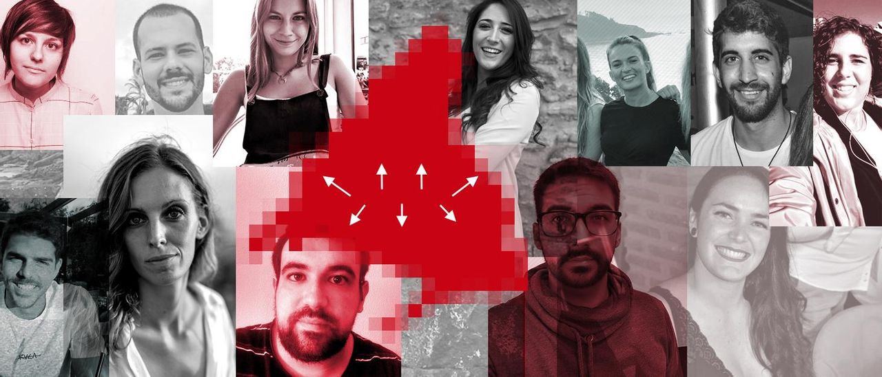 Mosaico apertura éxodo jovenes Madrid