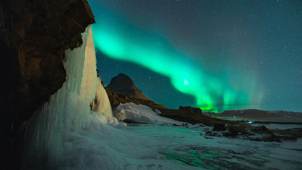 En invierno las auroras boreales son uno de los grandes atractivos de Islandia.