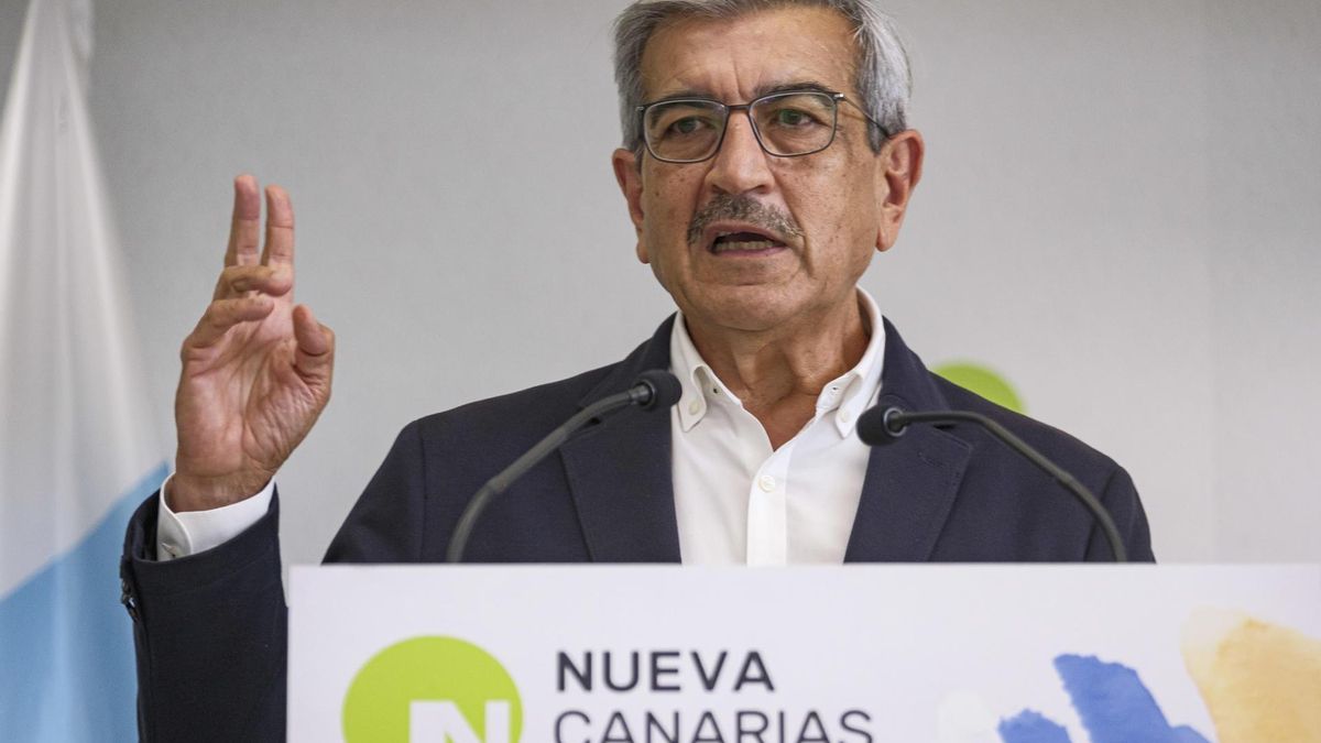 El líder de Nueva Canarias, Román Rodríguez. EFE/ Ángel Medina G.
