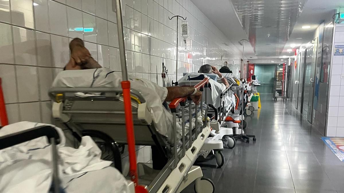Pasillos de las urgencias del Hospital Universitario de Canarias. (CANARIAS AHORA)