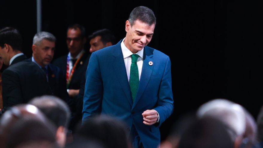 El presidente del Gobierno, Pedro Sánchez, interviene en el evento 'Invertir en la solidaridad global: una nueva visión de la cooperación para el desarrollo". A 01 de julio de 2025, en Sevilla (Andalucía, España).