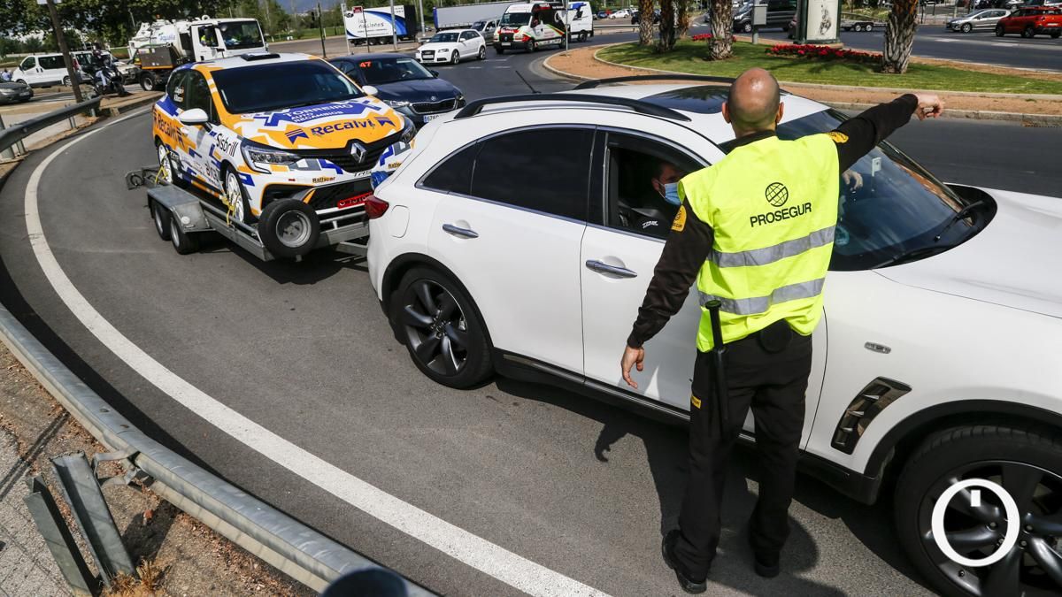 Parque cerrado del XXXVIII Rallye Sierra Morena