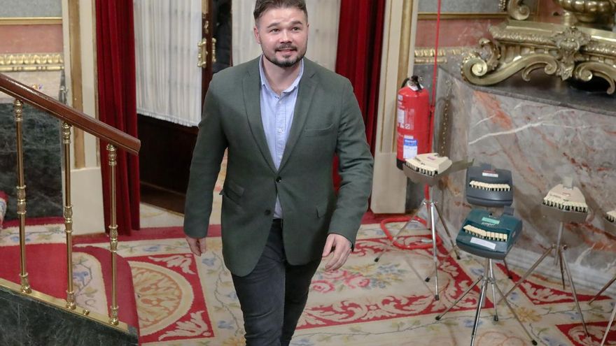 Rufián (ERC) no espera a Junts y celebra ya que la mesa de negociación sobre Cataluña se reúna este mes