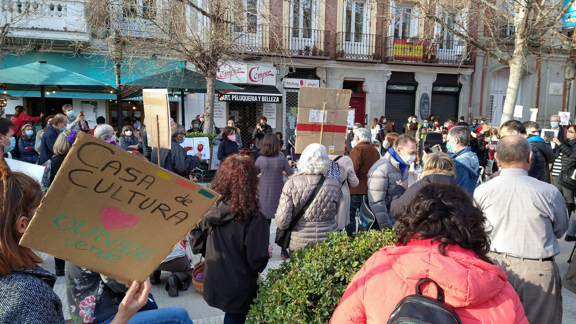 Concentración Casa Cultura - Olavide Verde