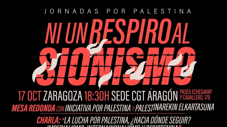 Acusan al Ayuntamiento de Zaragoza de "veto político" al impedir un acto sobre el conflicto palestino en un espacio público