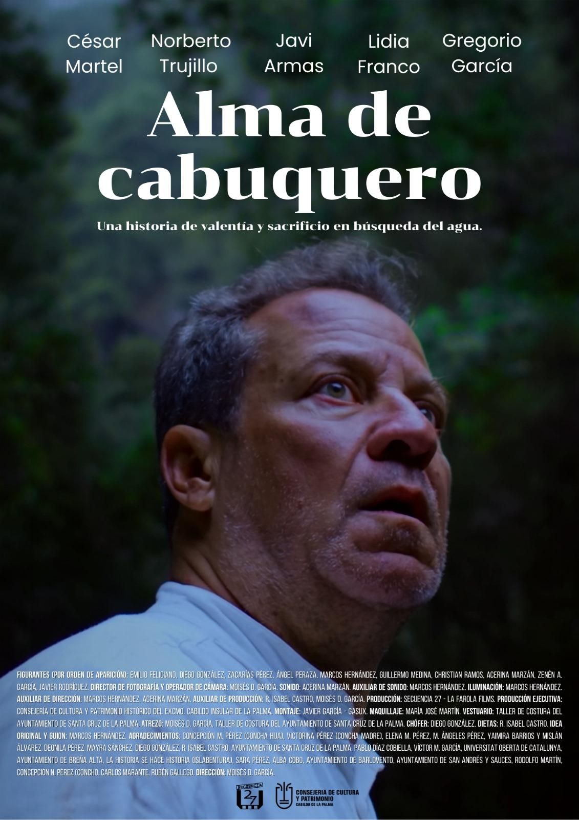 Cartel de la presentación de 'Alma de cabuquero'.