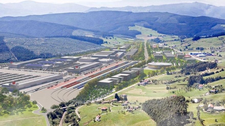 Infografía de cómo está previsto el proyecto en el llano de La Pasiega.