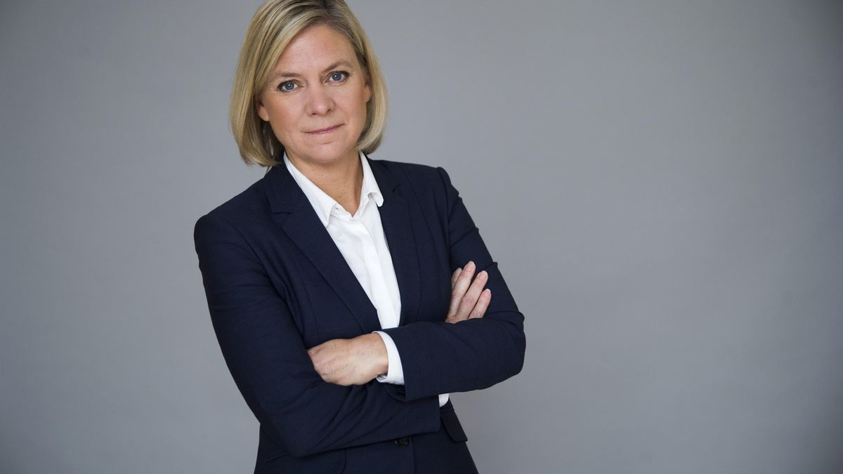 La ministra de Finanzas de Suecia, Magdalena Andersson.