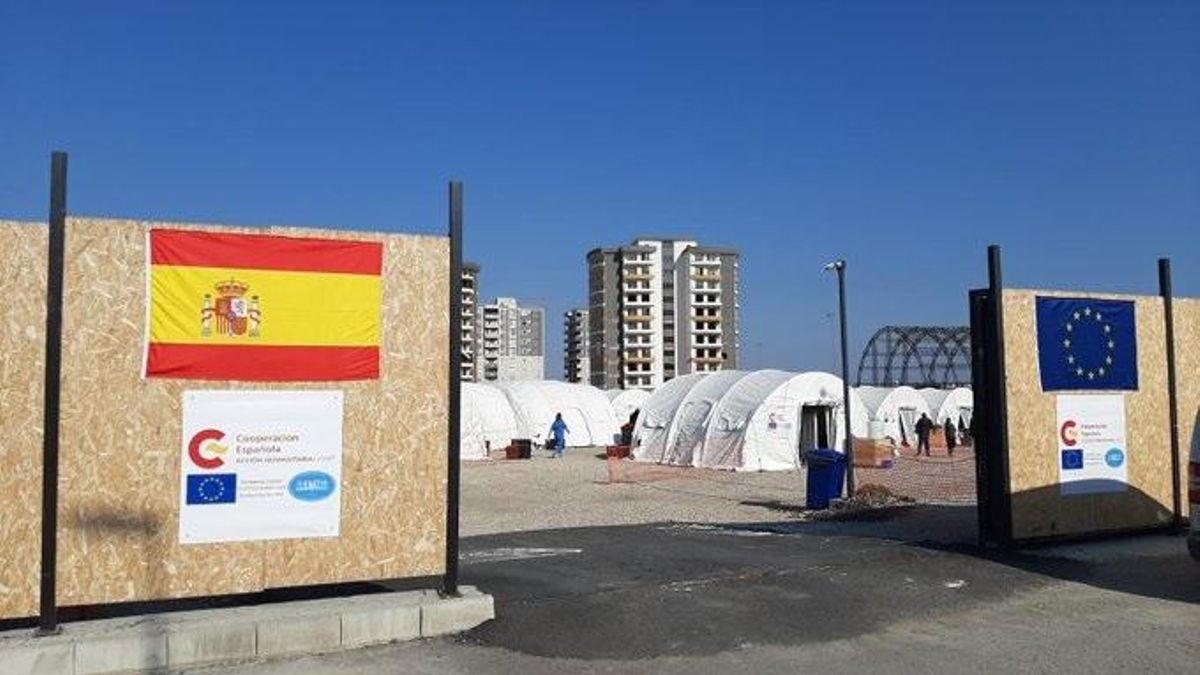Archivo - Hospital de campaña START de AECID en Iskenderun (Turquía) para atender a los heridos por los terremotos