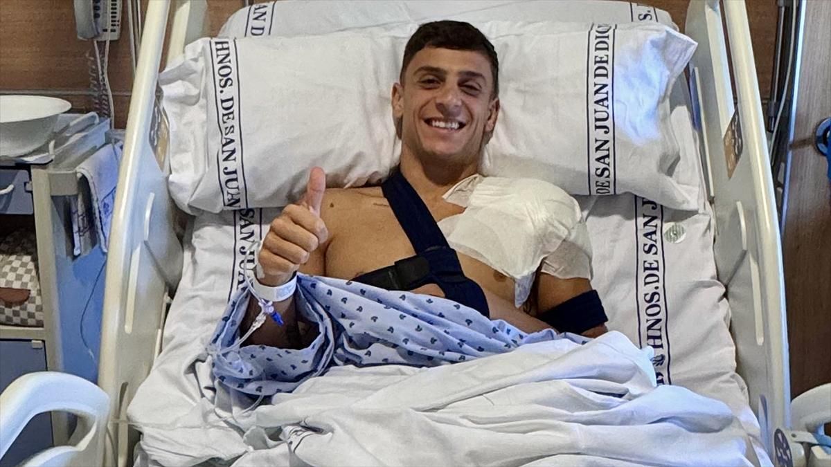 Alcedo tras pasar por quirófano en el Hospital San Juan de Dios