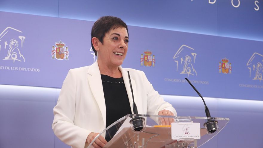 La portavoz parlamentaria de Bildu, Mertxe Aizpurua