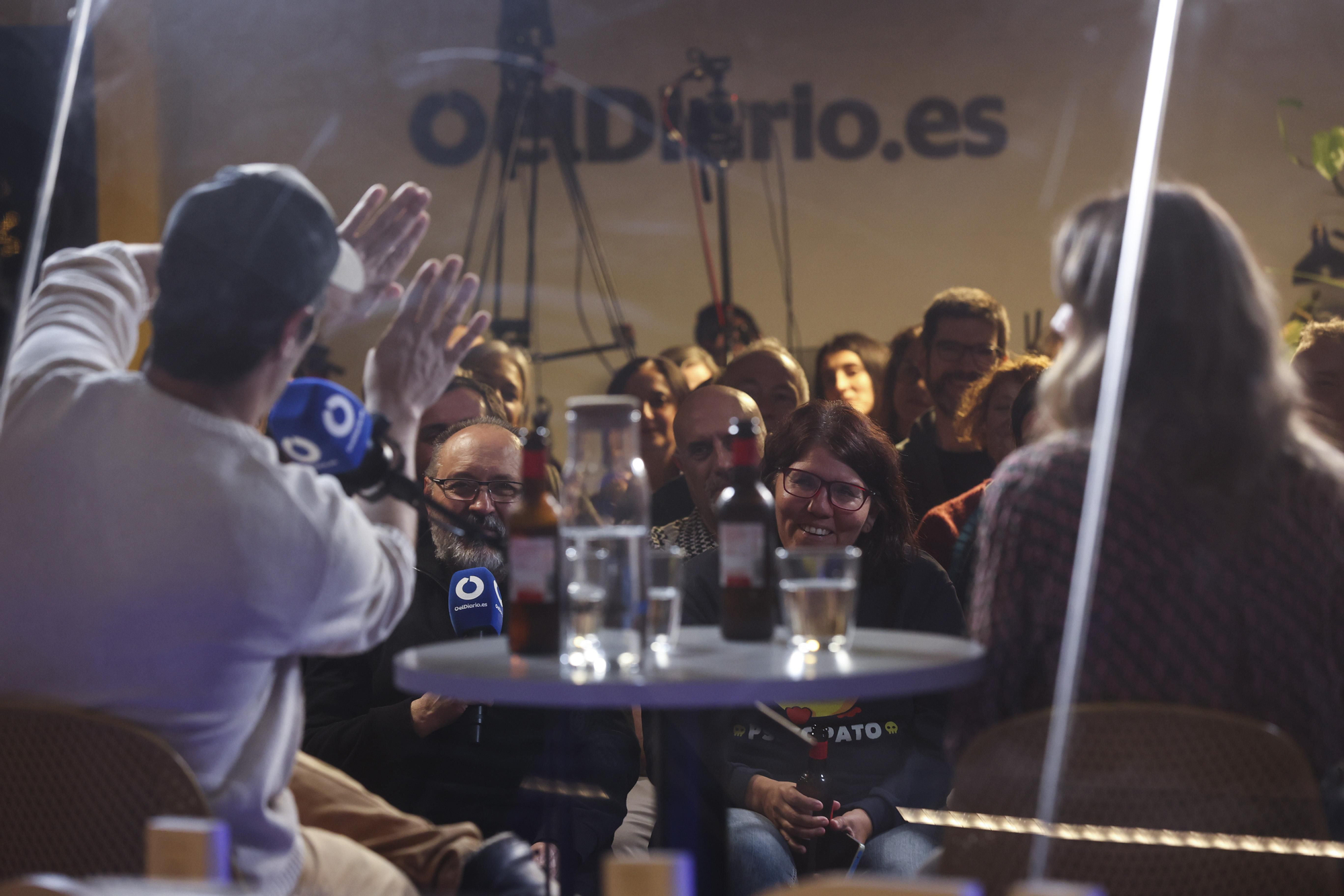 La banda Morgan en la redacción de elDiario.es