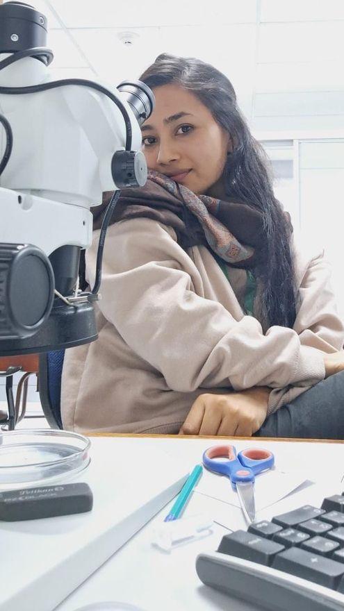 Gracias a sus estudios, la ecuatoriana Yarina Tapuy ganó una beca para estudiar una maestría en Entomología durante dos años en el Instituto Nacional de Investigaciones Amazónicas, en Manaos, Brasil. Foto: cortesía Yarina Tapuy