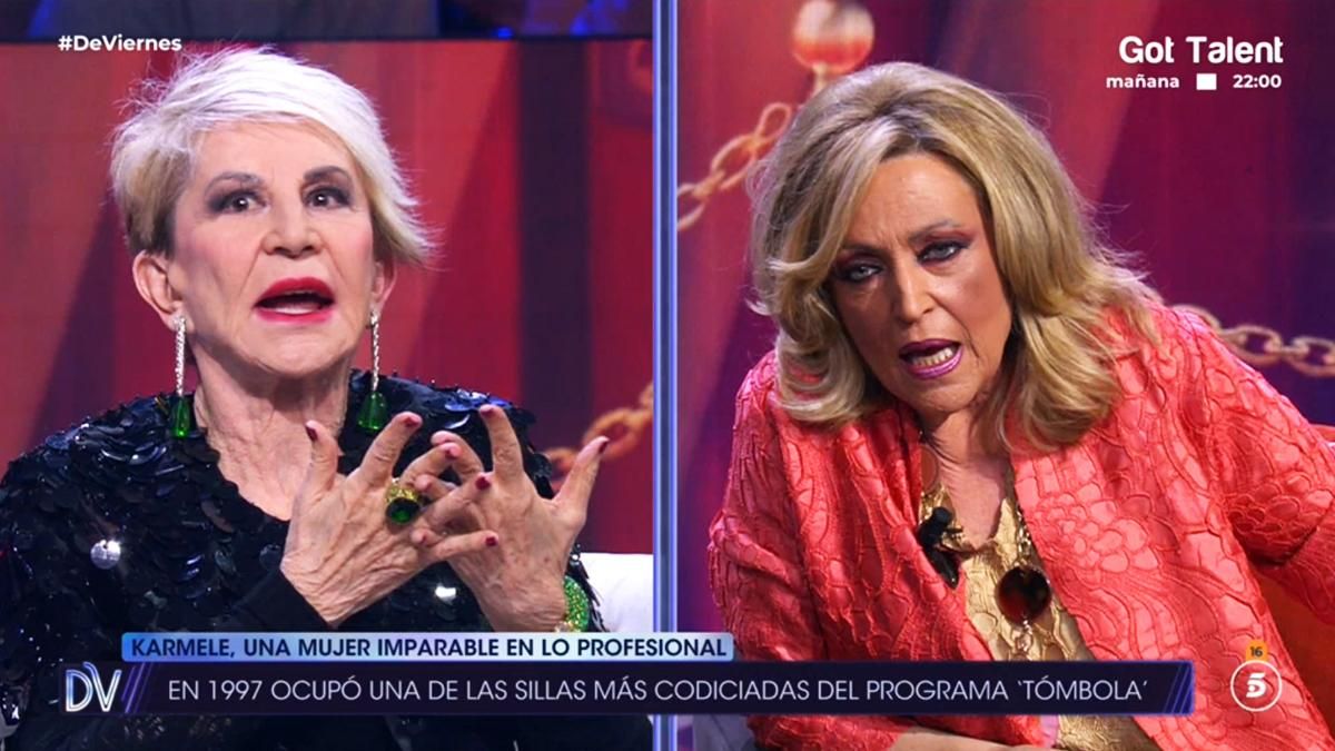 Karmele volvió a Telecinco 10 años después de abandonar 'Sálvame': "Desarrolló una maraña muy cruel"