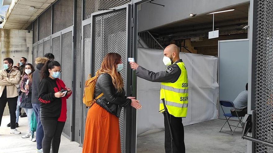 Vacunación en Anoeta (Reale Arena)