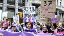 La manifestación del 8M.