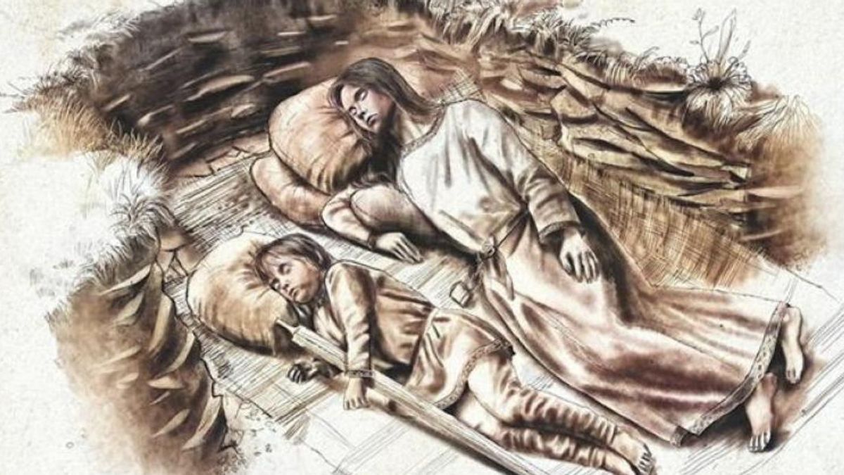 Arqueólogos descubren a una hermana 'cuidando' a su hermano en una tumba y abre la pista de una epidemia