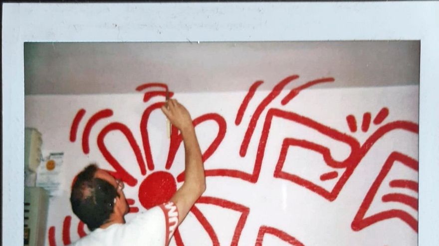 Un mural "casi secreto" de Keith Haring en Barcelona se salvará de la piqueta