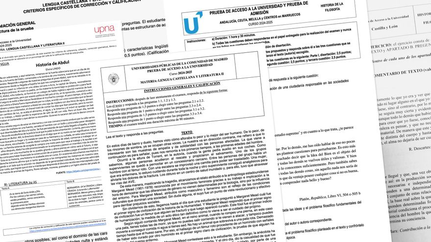 Así son los exámenes de la nueva selectividad, comunidad por comunidad