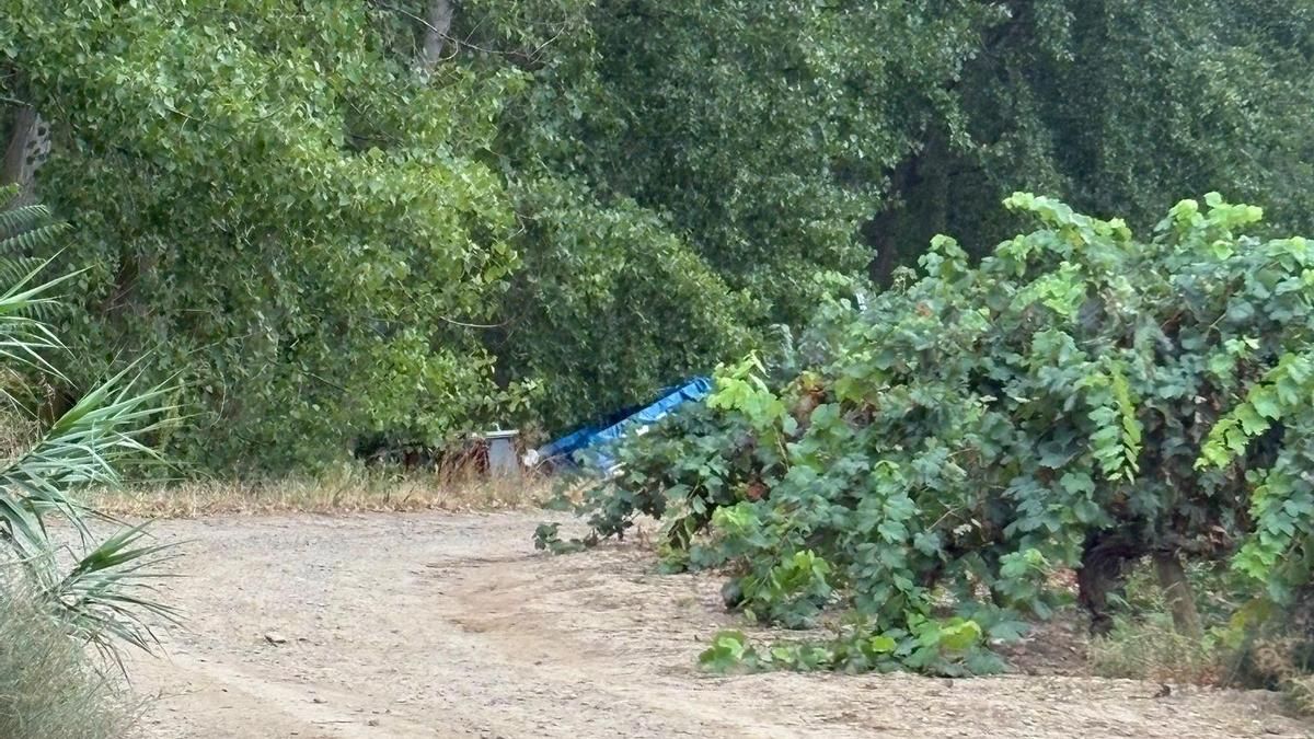 Accidente de tractor en el Regadío de Cenicero